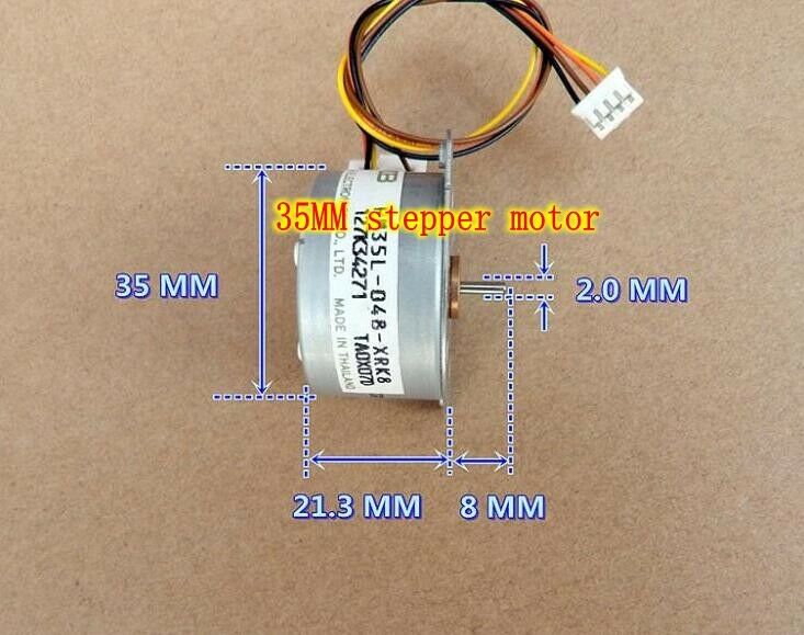 1pcs 2-phase 4-wire 35MM stepper motor Stepping Motor 7.5 degrees Electric Motor
