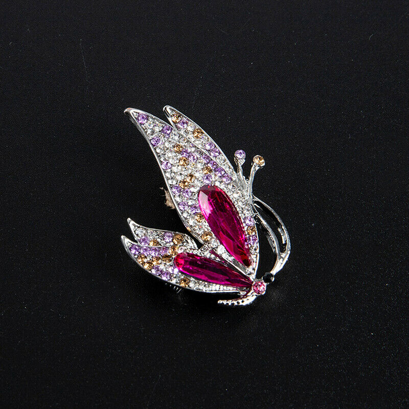 Korean Elegant Crystal Brooch Gift Fashion Alloy Jewelry Women Corsage Pin G Rf
