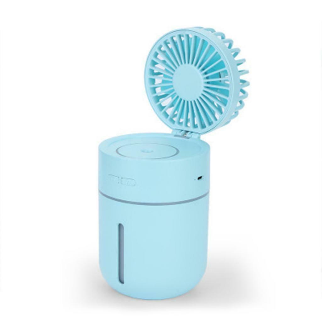 Mini USB Portable Rechargeable Humidifier Misting Cooling Spray Desktop Fan