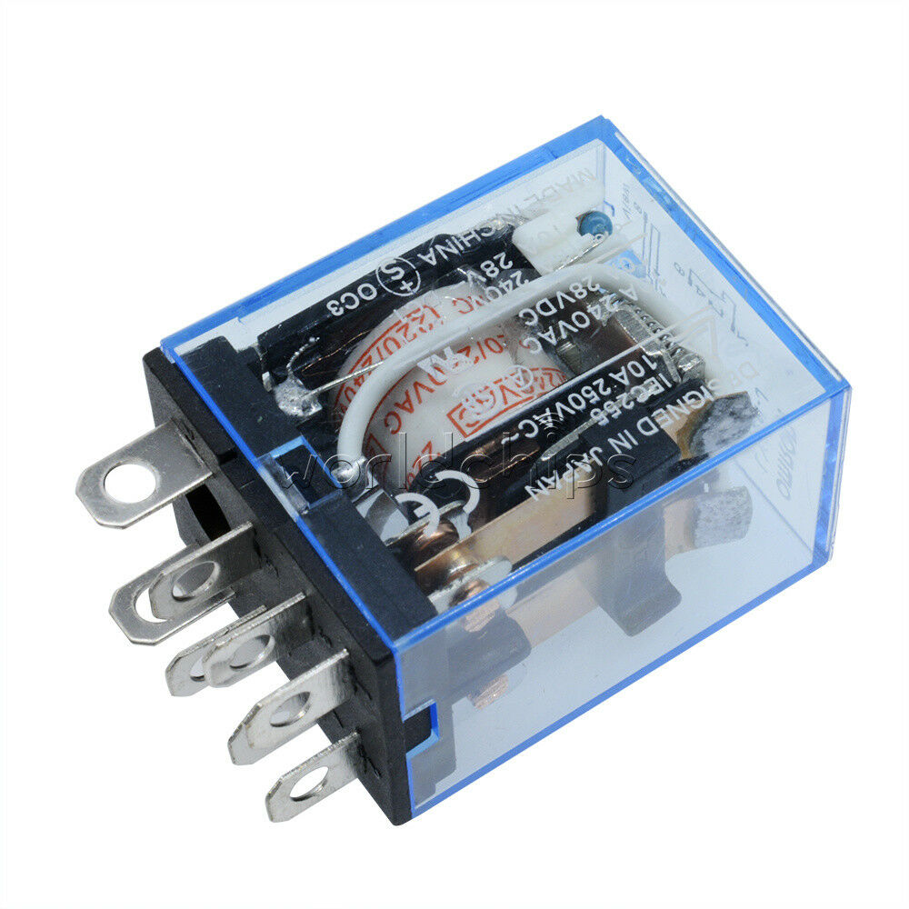5PCS LY2NJ J LY2N LY2 AC 200V/220V 10A 240VAC 28VDC 8PIN Power Relay Coil