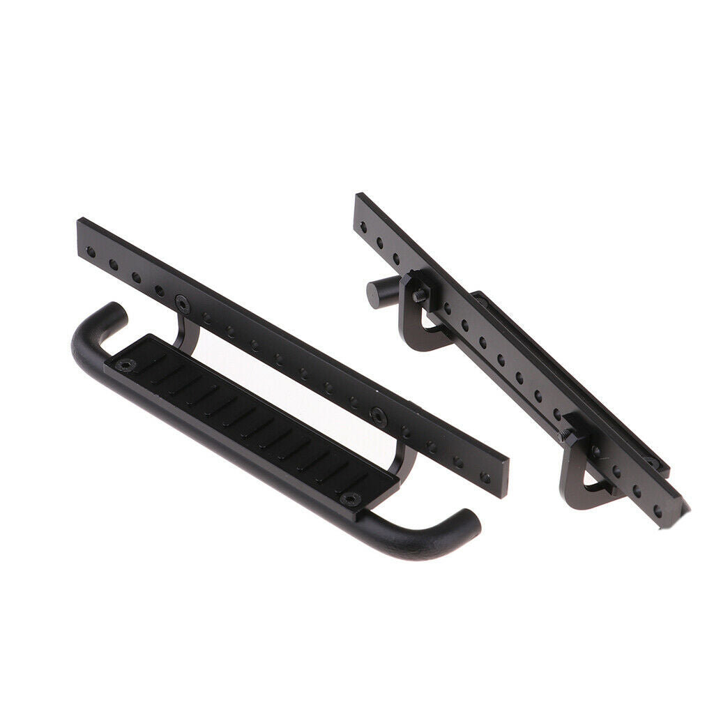 2 Pack Remote Control Car Metal Side Pedal Plate for   D90 1/10 RC Crawler
