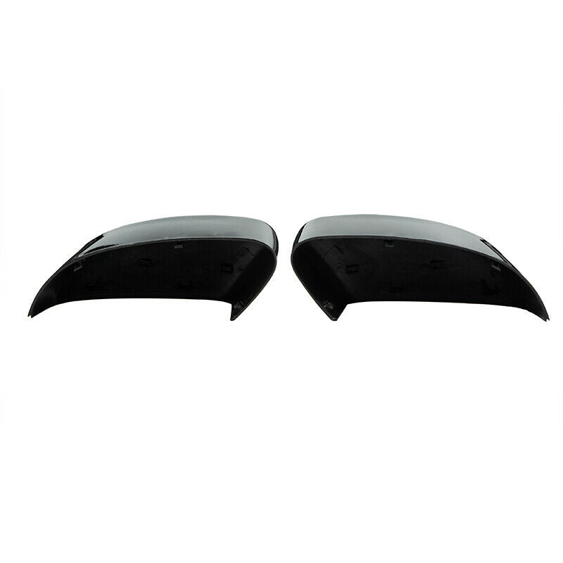 For Ford Focus MK2 MK3 Sedan Pair Rear View Mirror Cover Cap Trim Gloss Black