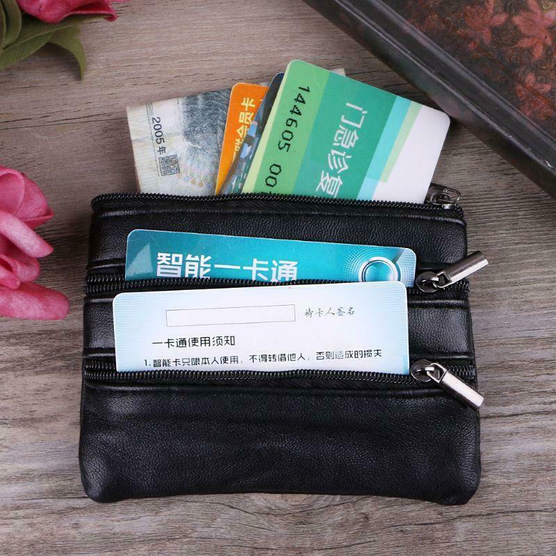 Women Fashion Mini Purse Coin Card Key Ring Wallet Pouch Zipper Small Change Bag