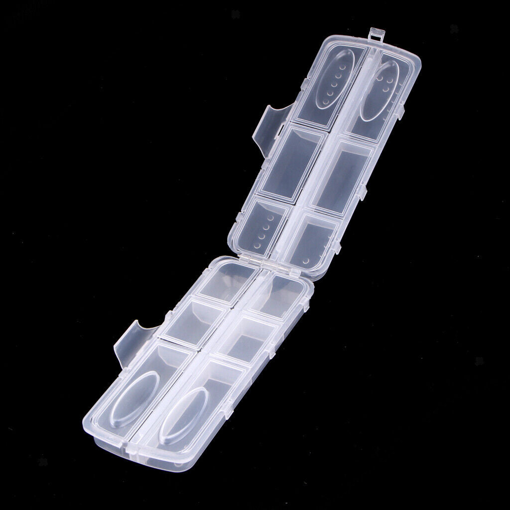 2PCS Fishing Lure Box Lures Baits Storage Case Accessories Pills Buttons