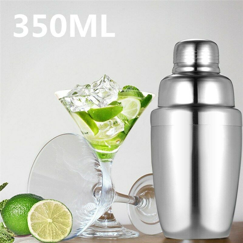 12pcs 350ML Cocktail Shaker Mixer Drink Bartender Martini Tools Bar Set Kit NEW