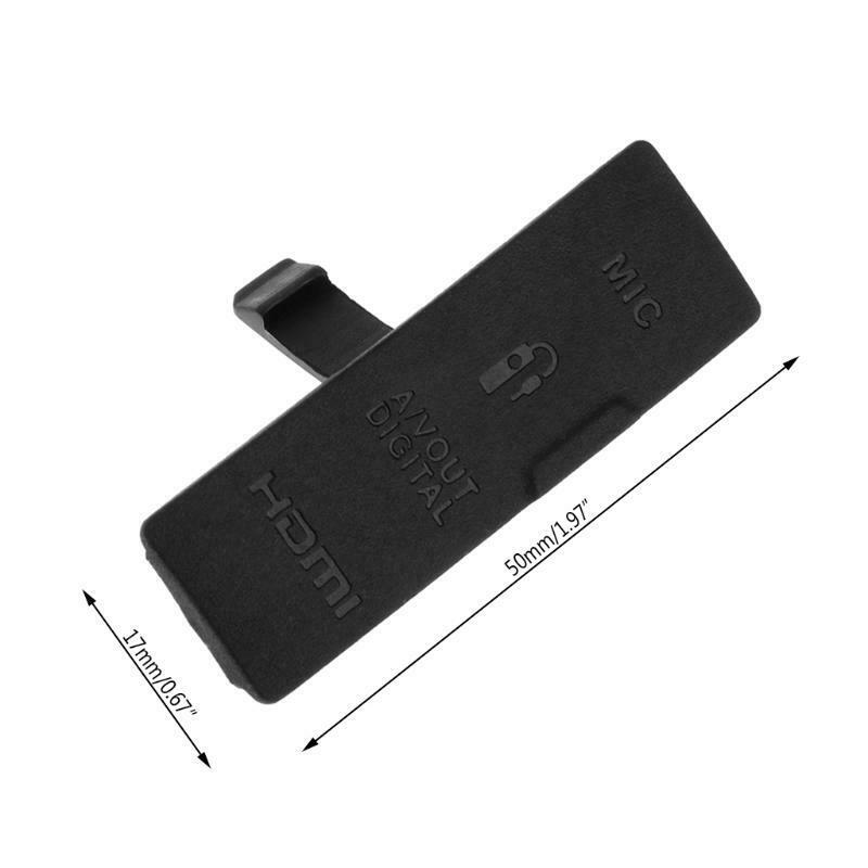 Side USB MIC HDMI DC Video Door Cover Rubber Replacement For Canon 550D Camera