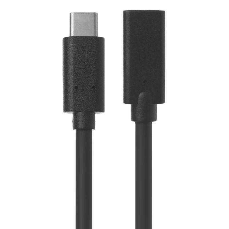 USB 3.1 Type C Male To Female Connector Extension Adapter Cable For Macbook Pro