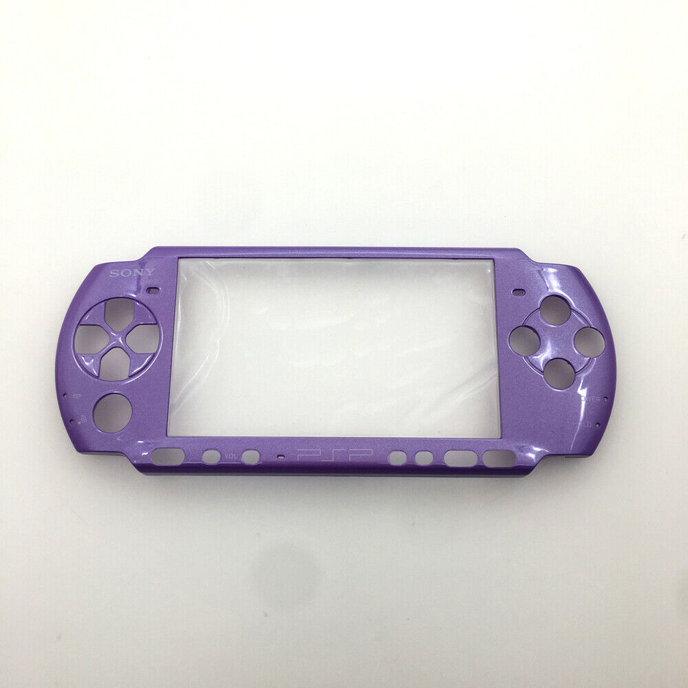 Purple Front Face Plate Faceplate Shell Replacement Case Cover For Sony PSP 3000