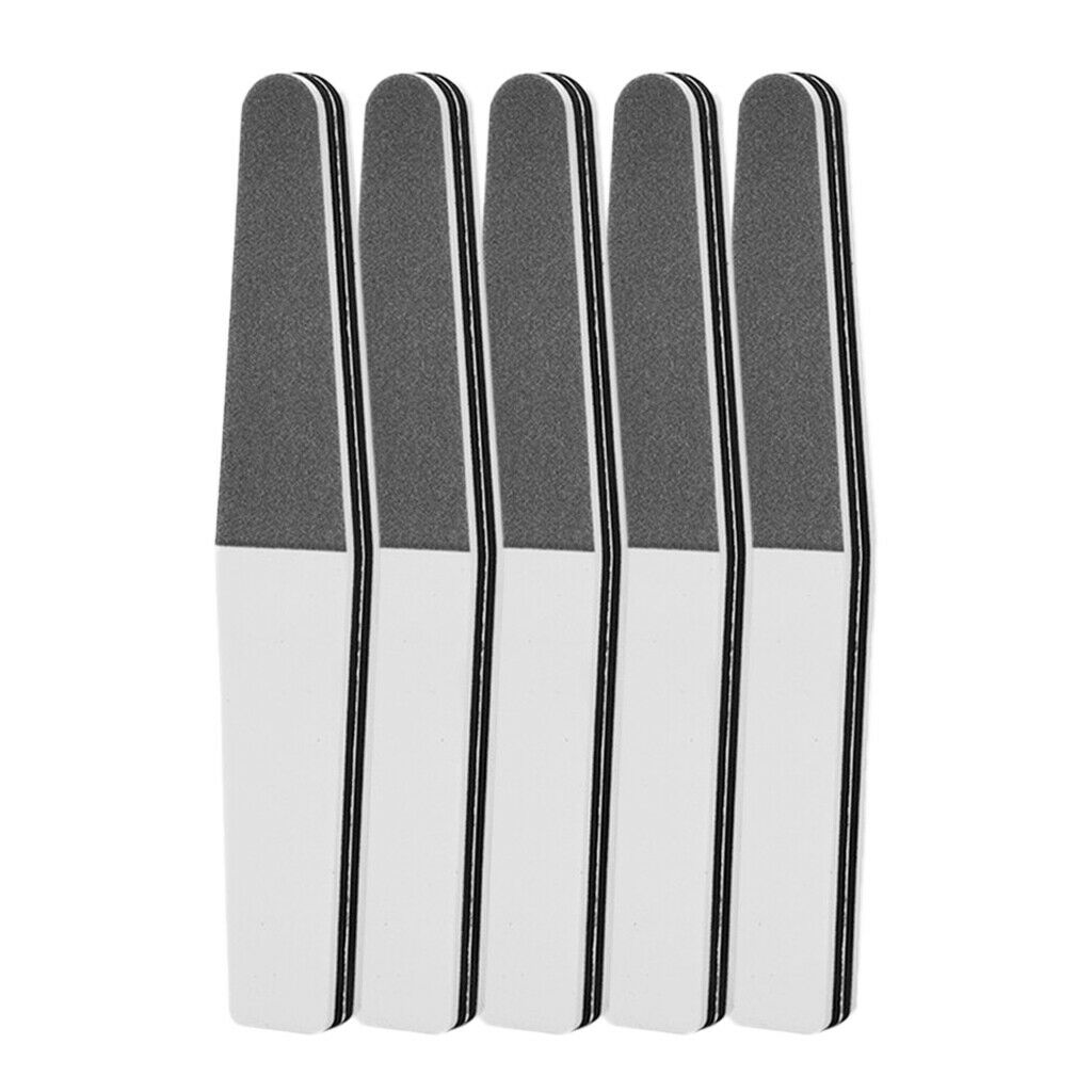 5x Pro Nail File Buffer Block For Natural Nail UV Gel Nail Polisher Manicure