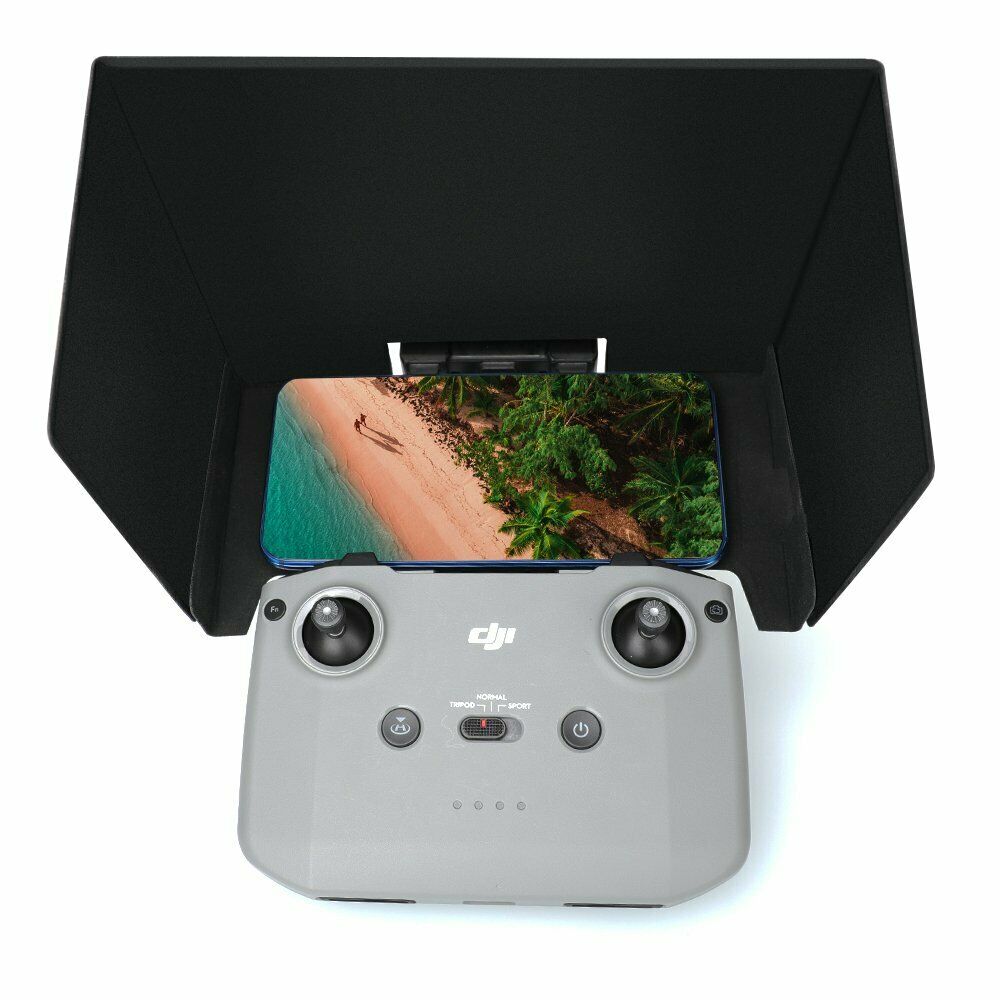 Foldable Phone Sun Shade Hood for DJI Mavic Air 2 Mini 2 Remote Control New Gray