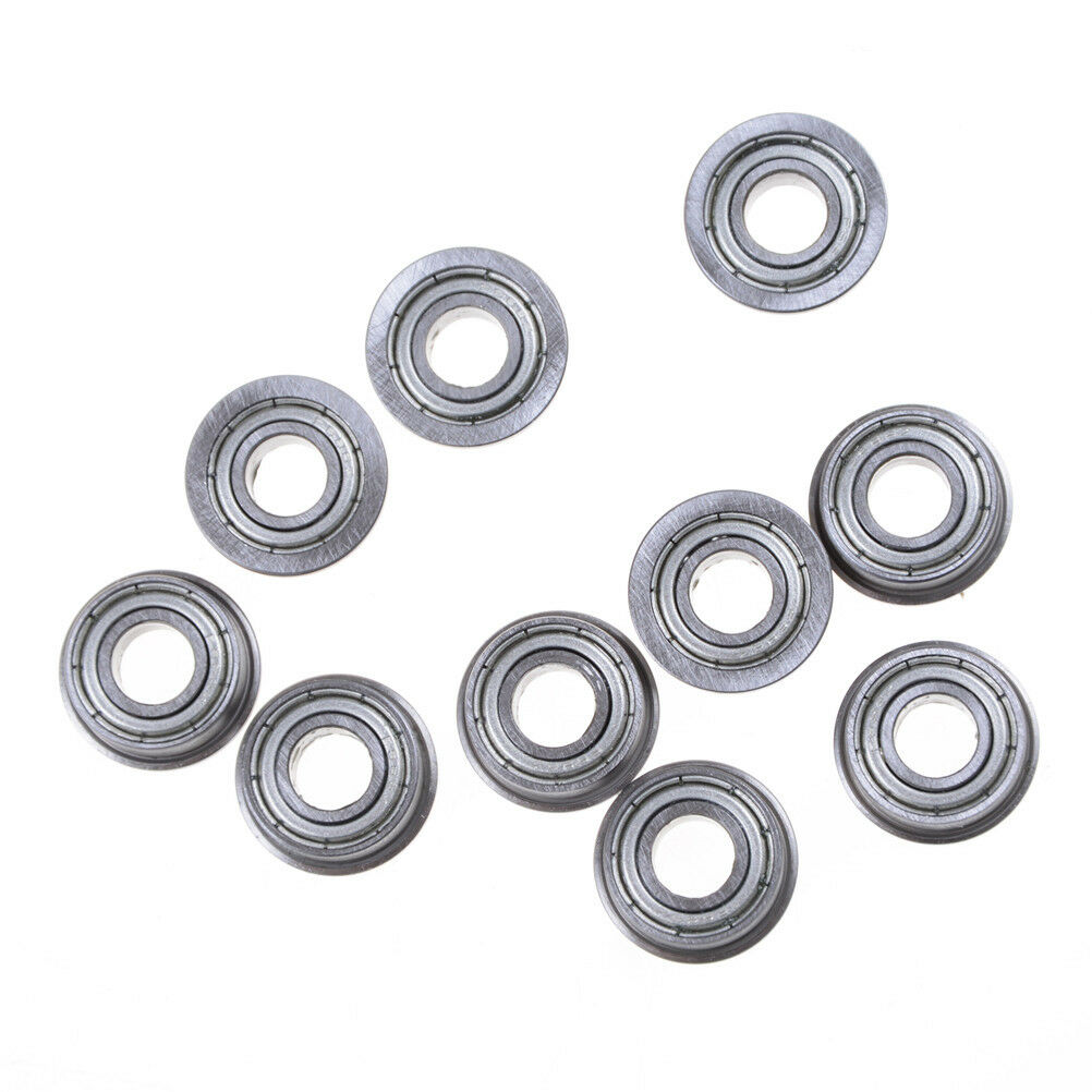10pcs F686 F686ZZ Mini Metal Double Shielded Flanged Ball Bearings 6*13*5mm M4DD