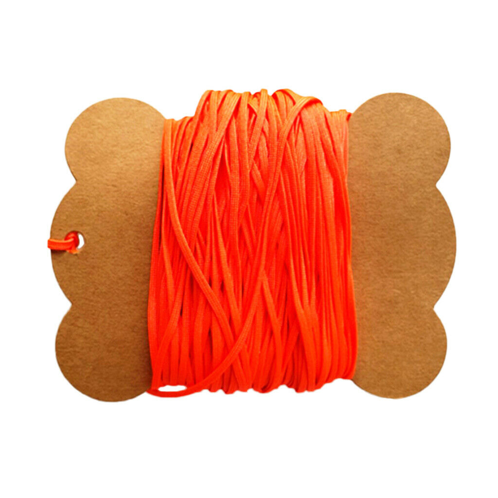 Durable High Resistance Flat Line For Diving 30m / 50m Orange And Green