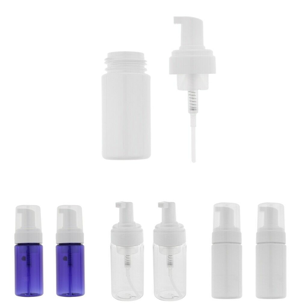 4 Pieces Foam Bottle Dispenser Soap Liquid Containers Shampoo Case 100ml