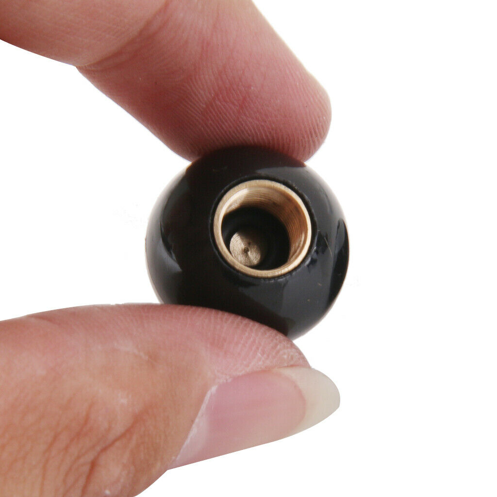 Pack of 2 Black POOL 8 BALL Car Wheel Tire Air Valve Tire Plugs