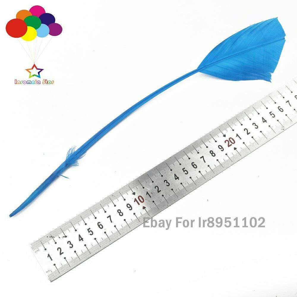 blue lake 100 pcs 28-35cm turkey wing feathers 11-14inch Plume making Carnival