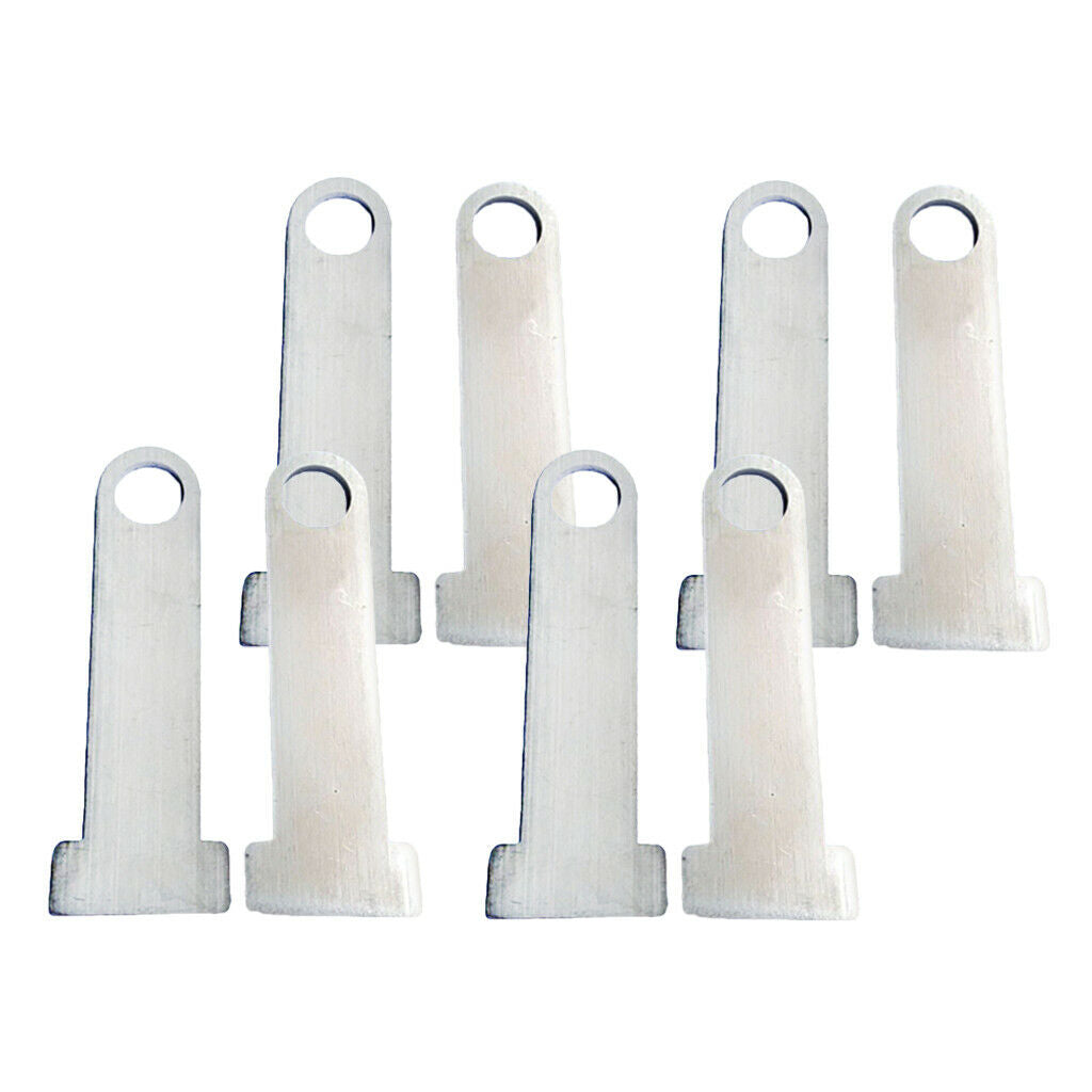 8 Pieces Helmet Lock Buckle Fastener Fit for Motorcycle Scooter Accessories
