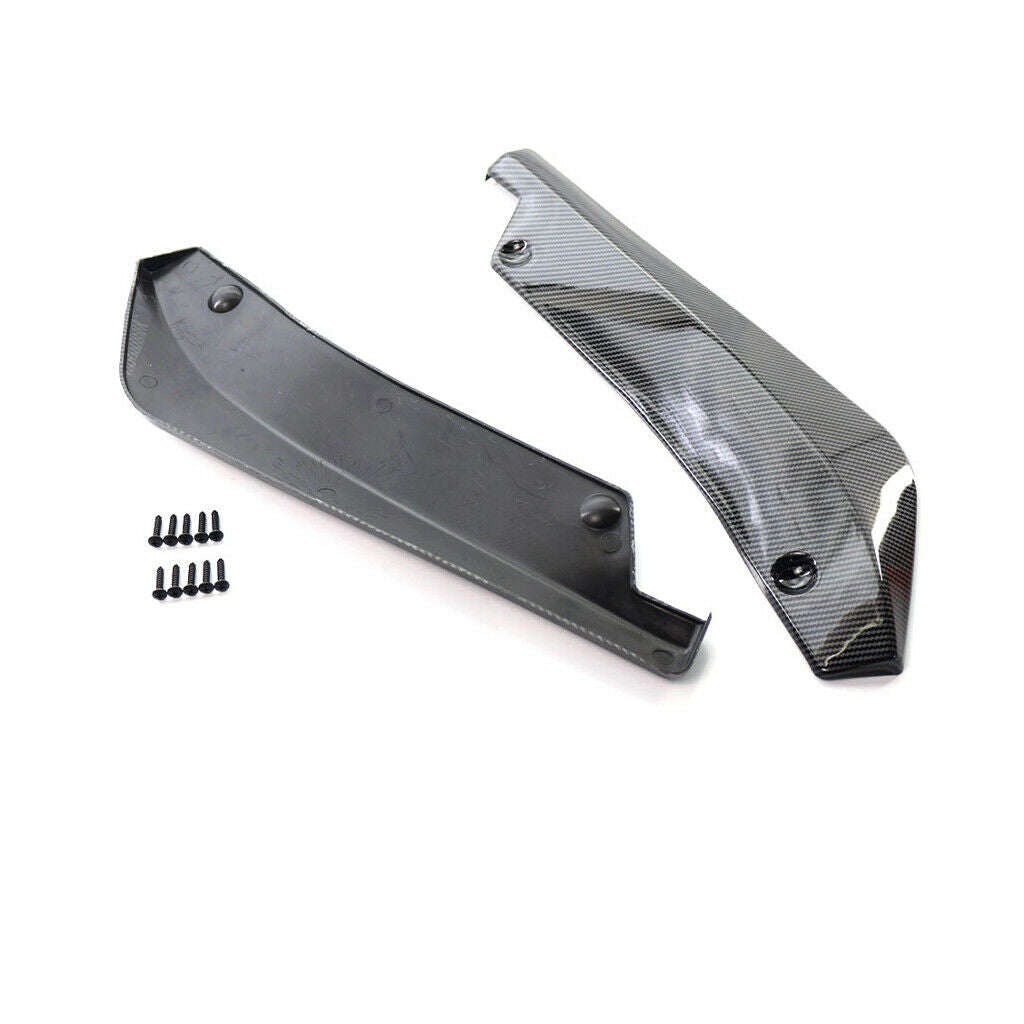 1 Pair Rear Bumper Spoiler Wing Universal Canard Protector Spare Parts