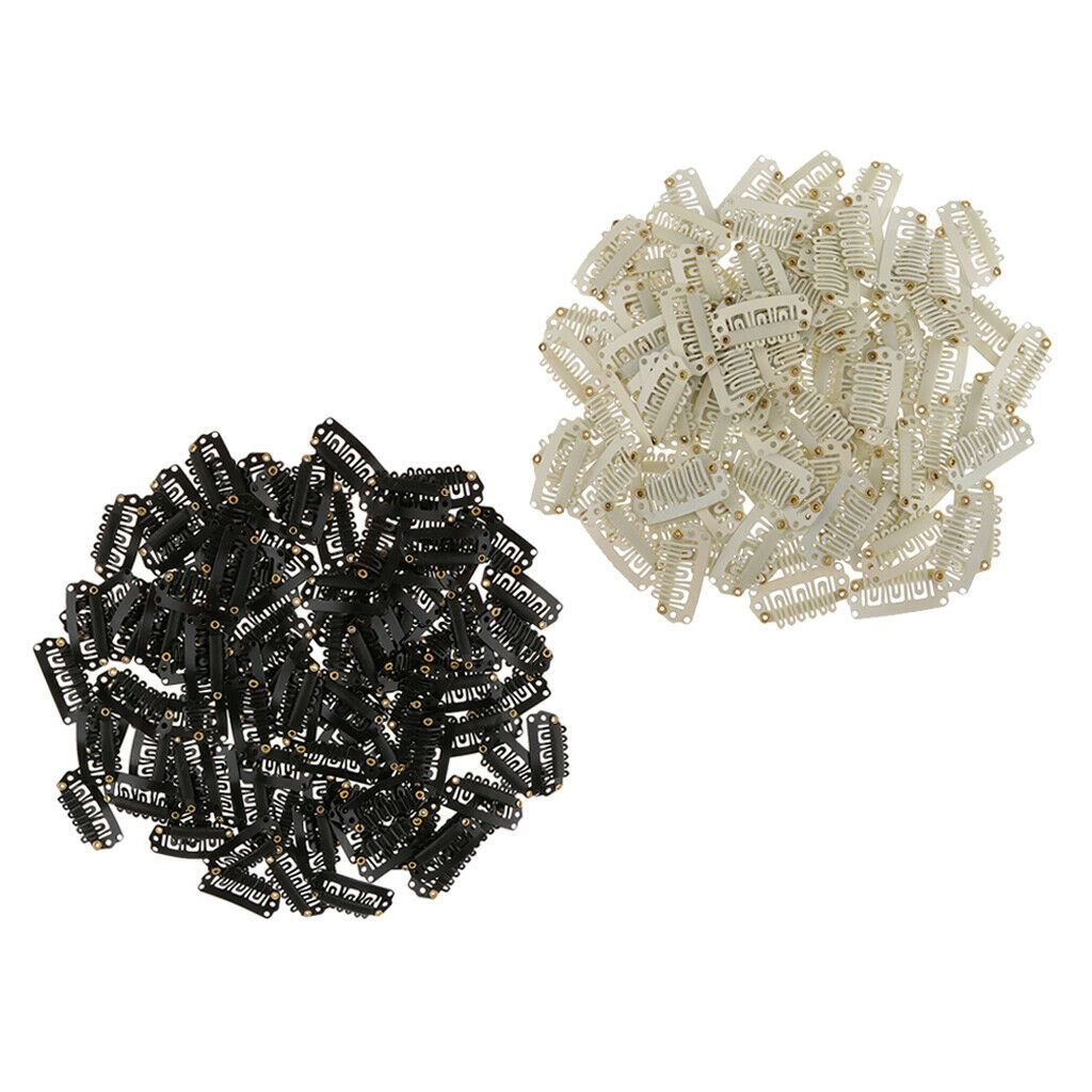 200pcs 28mm U Shape Metal Clips for Wig Clips
