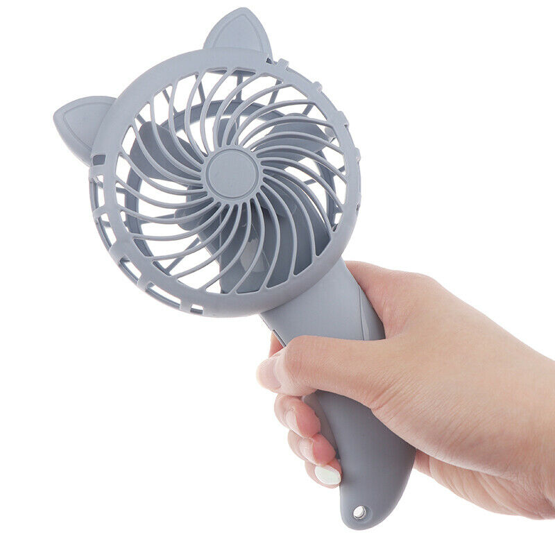 Handheld Fan Household Mini Fan Fan Coloured Manual Handpress Fans Cool Lt
