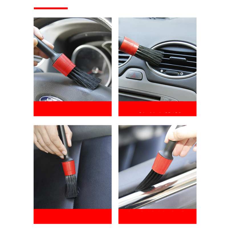 5Pcs Car Detailing Brush Auto Car Cleaning Set Dashboard Air Outlet Clean Brush