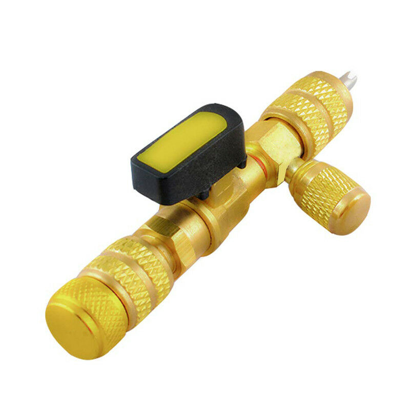2in1 1/4" 5/16" booth Valve Core Removal Install Tool for R22 R410A R404A R407C