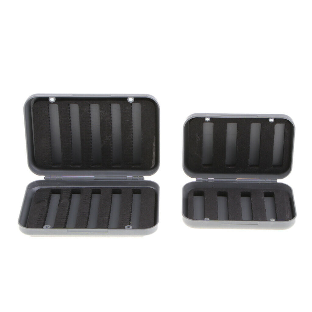 2PCS Double-Layer Waterproof Fly Fishing Flies Box Fish Lure