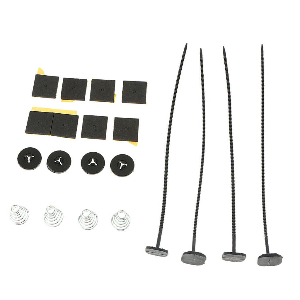 3 Set Plastic Universal Electric Cooling Fan Straps Brackets Mounting Kit