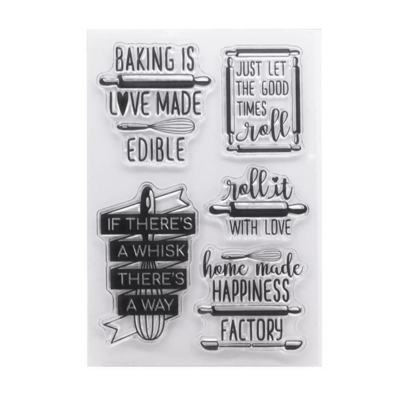 Baking Silicone Clear Seal Stamp DIY Scrapbooking Embossing Photo Album Decor