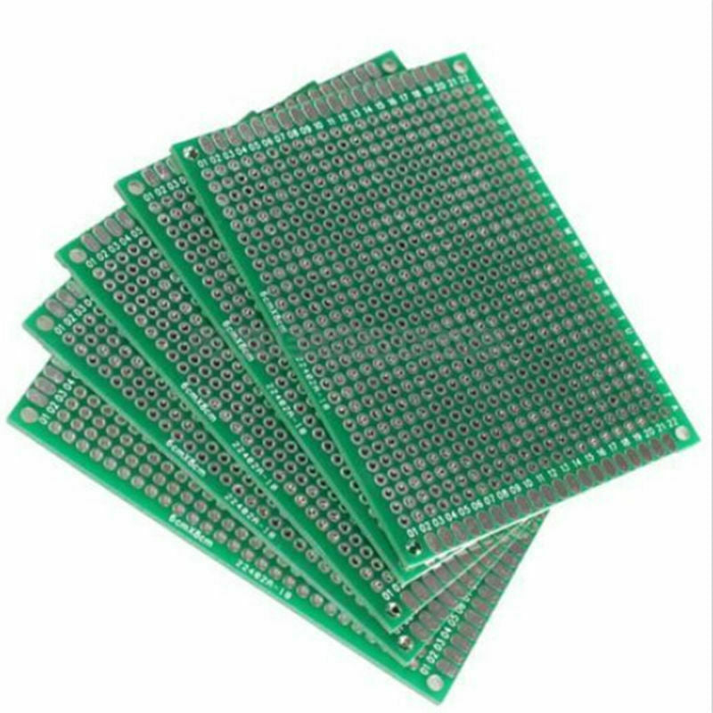 6x8cm Double Side DIY Prototype Circuit Breadboard PCB Universal Board