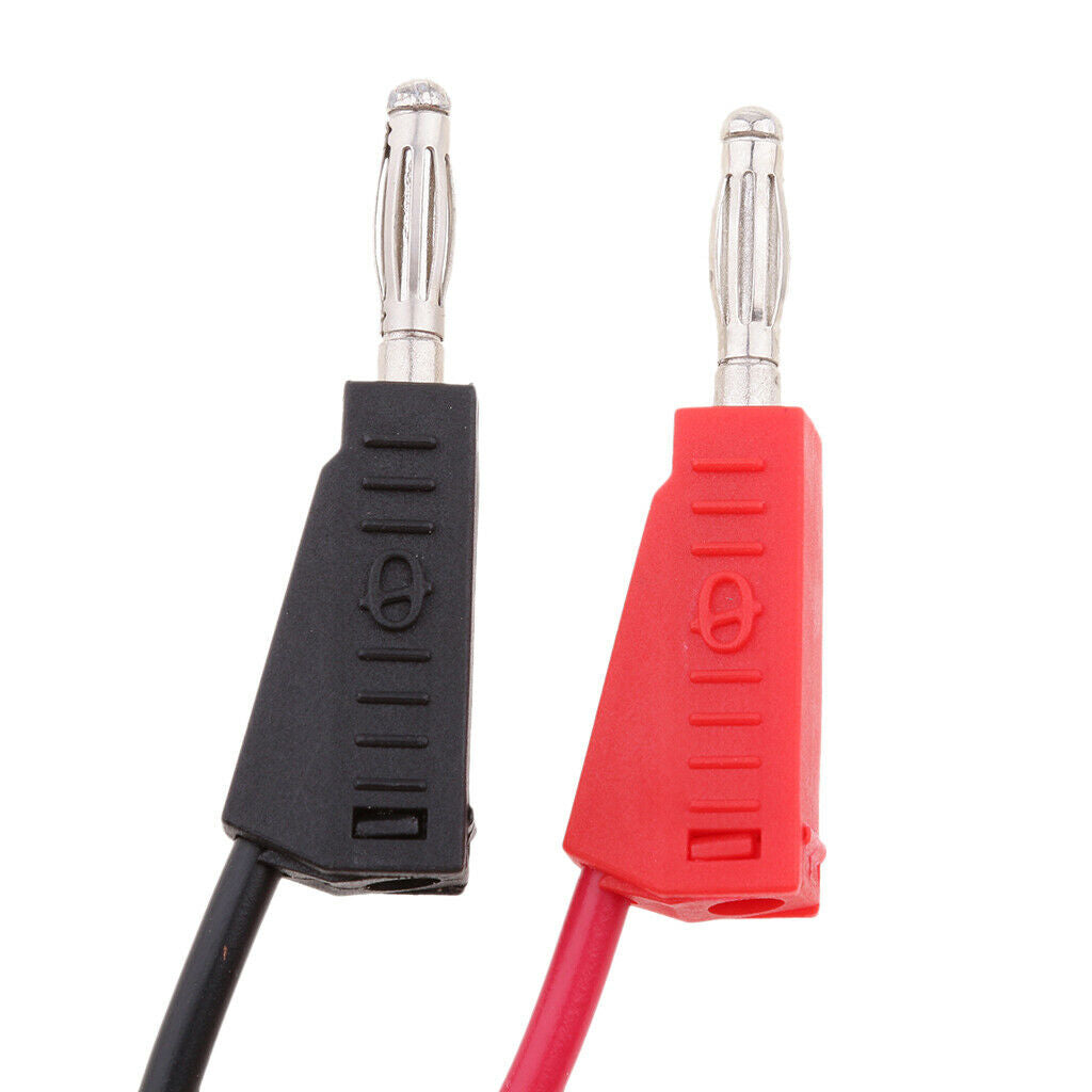 10 x 39" 4mm Stackable Banana Plug to Banana Plug Test Lead Wire Cord