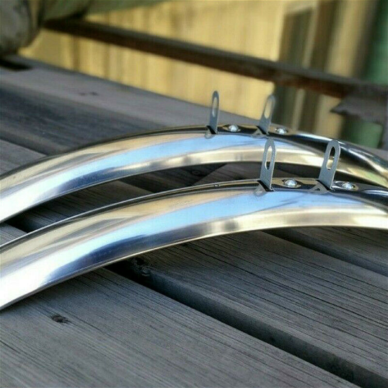 1 Pair Road Bike Mudguard 27'' 700c Bike Front Rear Fender Replace Accessory DIY