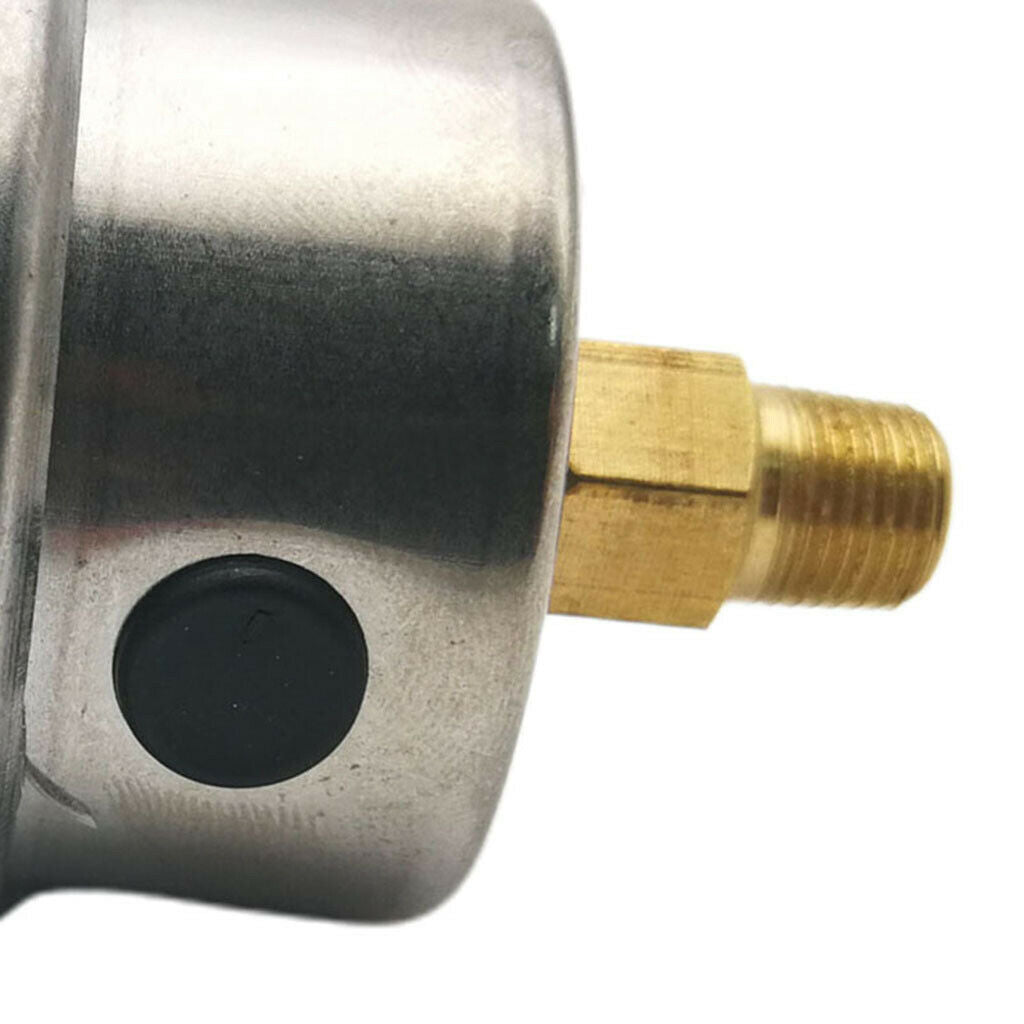 Fuel Pressure Regulator Gauges 1/8" NPT White Back 0-160 BAR/0-160 PSI