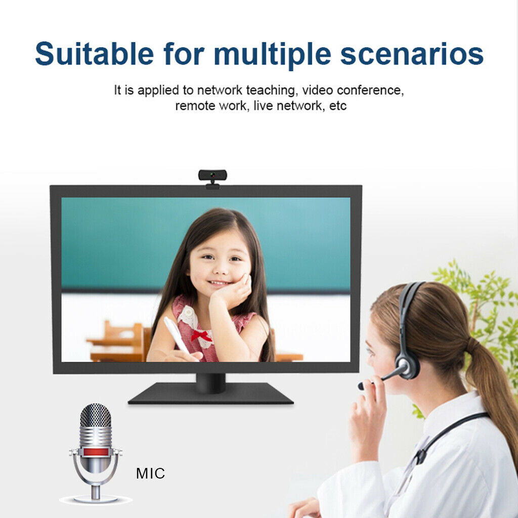 Digital 1440P HD Webcam Autofocus USB 2.0 Camera for PC Laptop Desktop