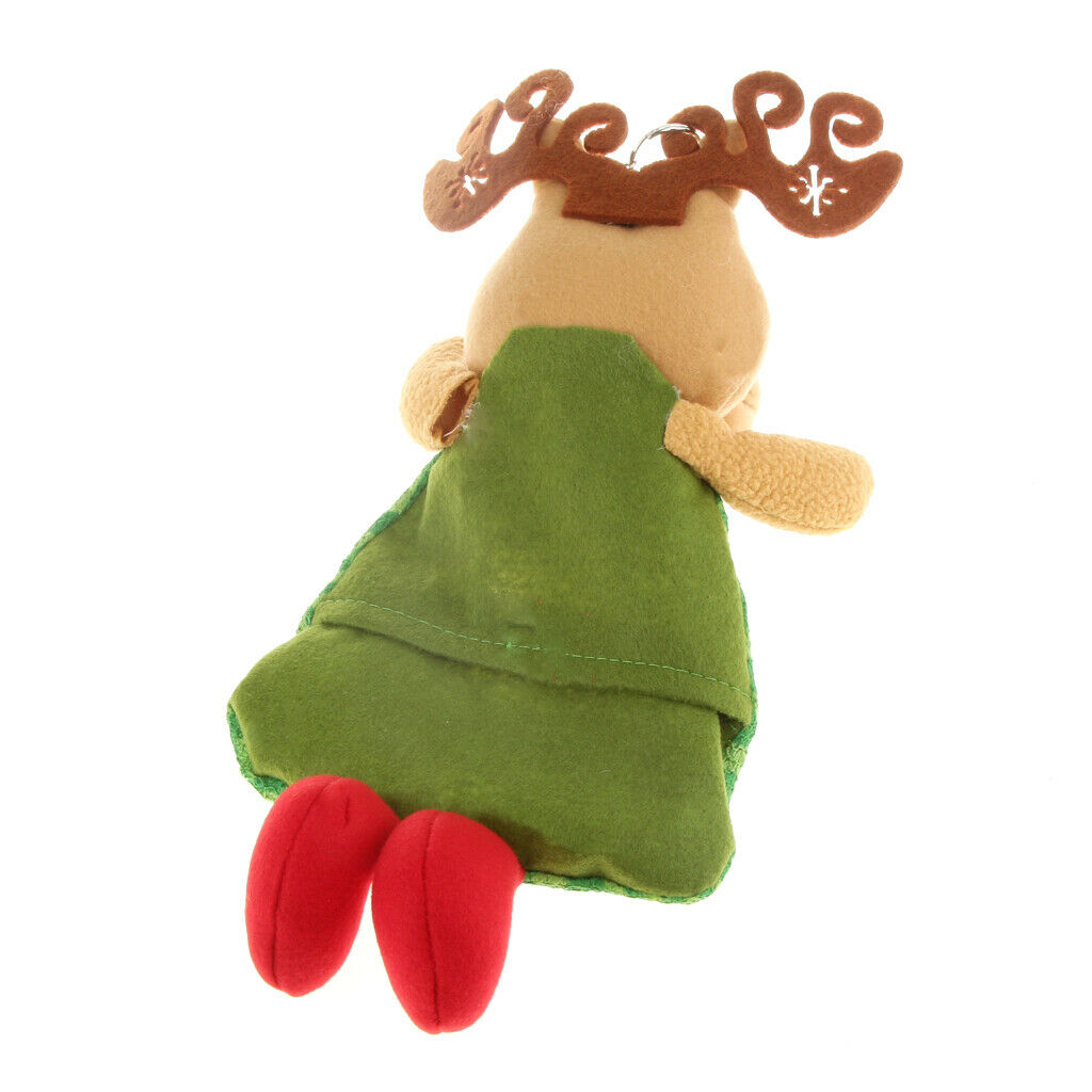 Christmas Sweet Candy Treat Bag  Gift Present Bag Xmas Decor Reindeer Style