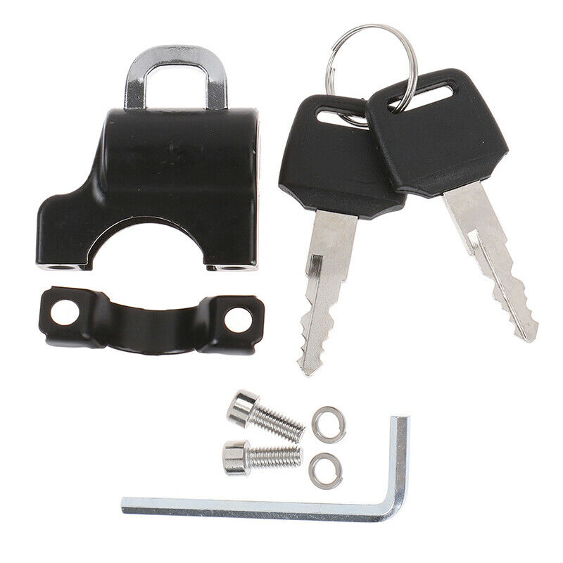 Anti-theft Helmet Lock Security Portable7/8''22mm For Motorcycle Handlebar L LU