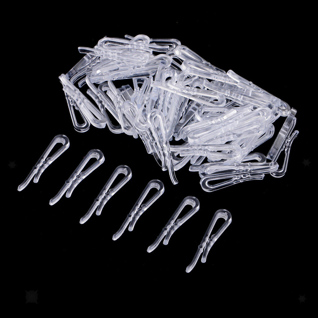 200pcs Staples Sewing Claires Plastic For Staples Clamp Pants Collar Shirt