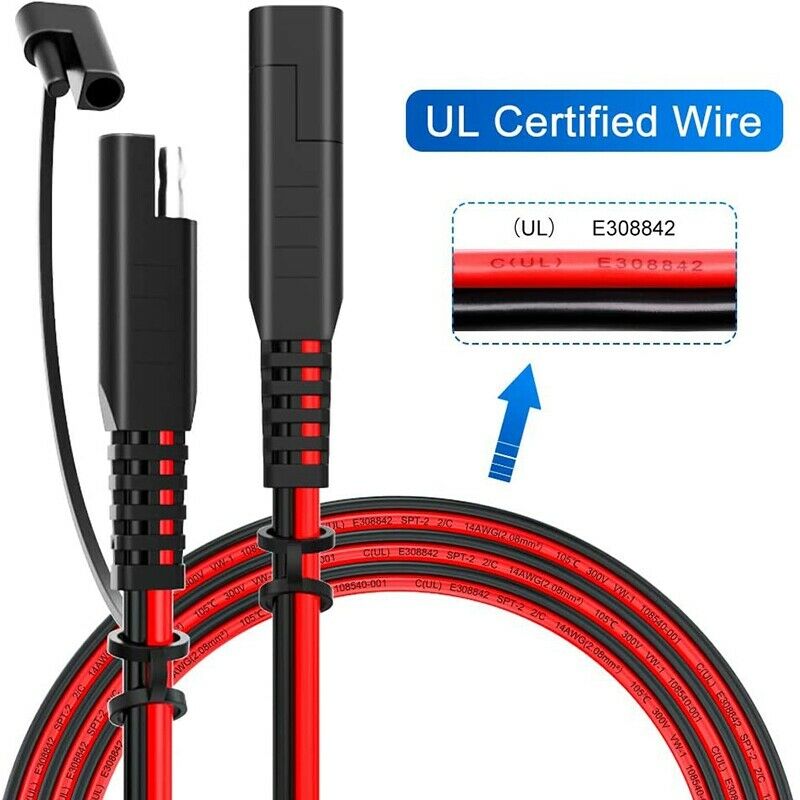 15Feet SAE to SAE Extension Cable,  Connect Disconnect SAE Power Connector CabN6