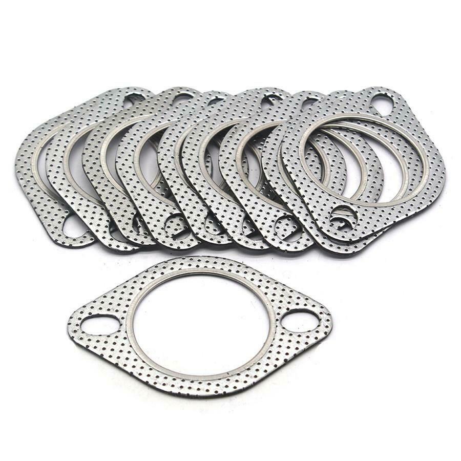 5 Pieces 2.5" 2 Bolt High Temp Exhaust Gasket Turbo/Header Down/Dump Pipe Flange