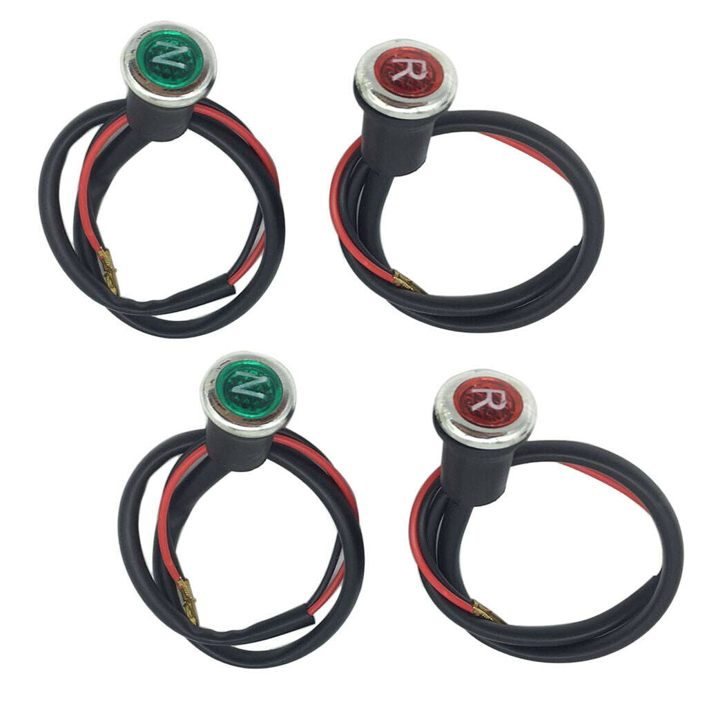 2x Neutral Reverse Light Gear N/R Indicator For 90cc 110cc 125cc 300cc ATV