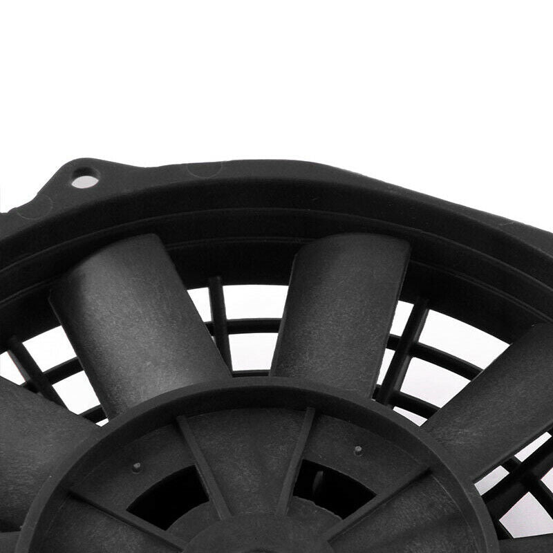 Universal for Car 80W Electric Radiator Cooling Fan Kit 7'' 12V Push Pull Black