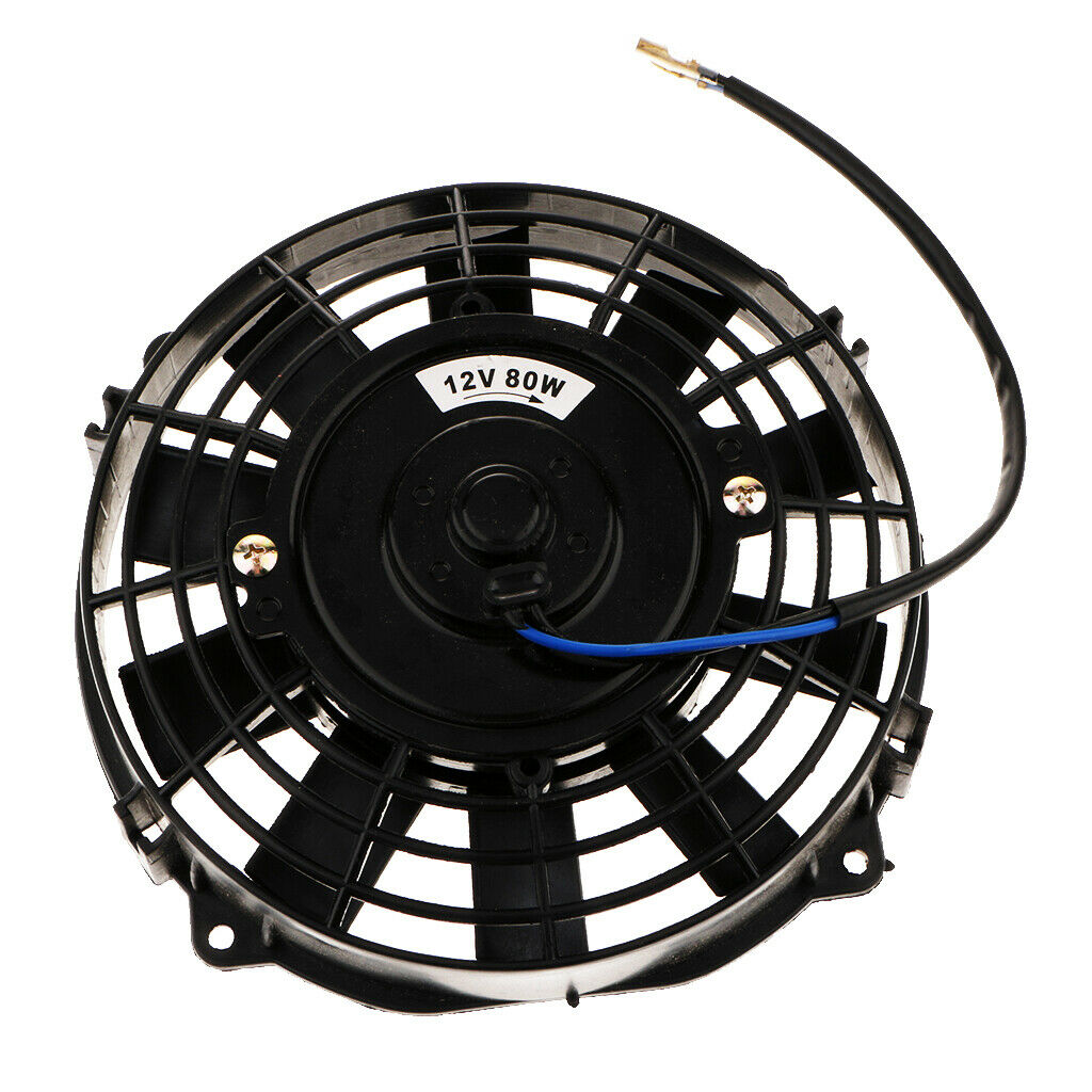 8'' High Quality 80W 12V Car Truck Vehicle Motorcycle Radiator Cooling Fan