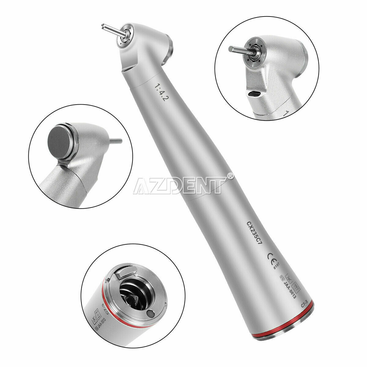 Dental E Type Brushless LED Electric Micro Motor+1:4.2 increasing handpiece