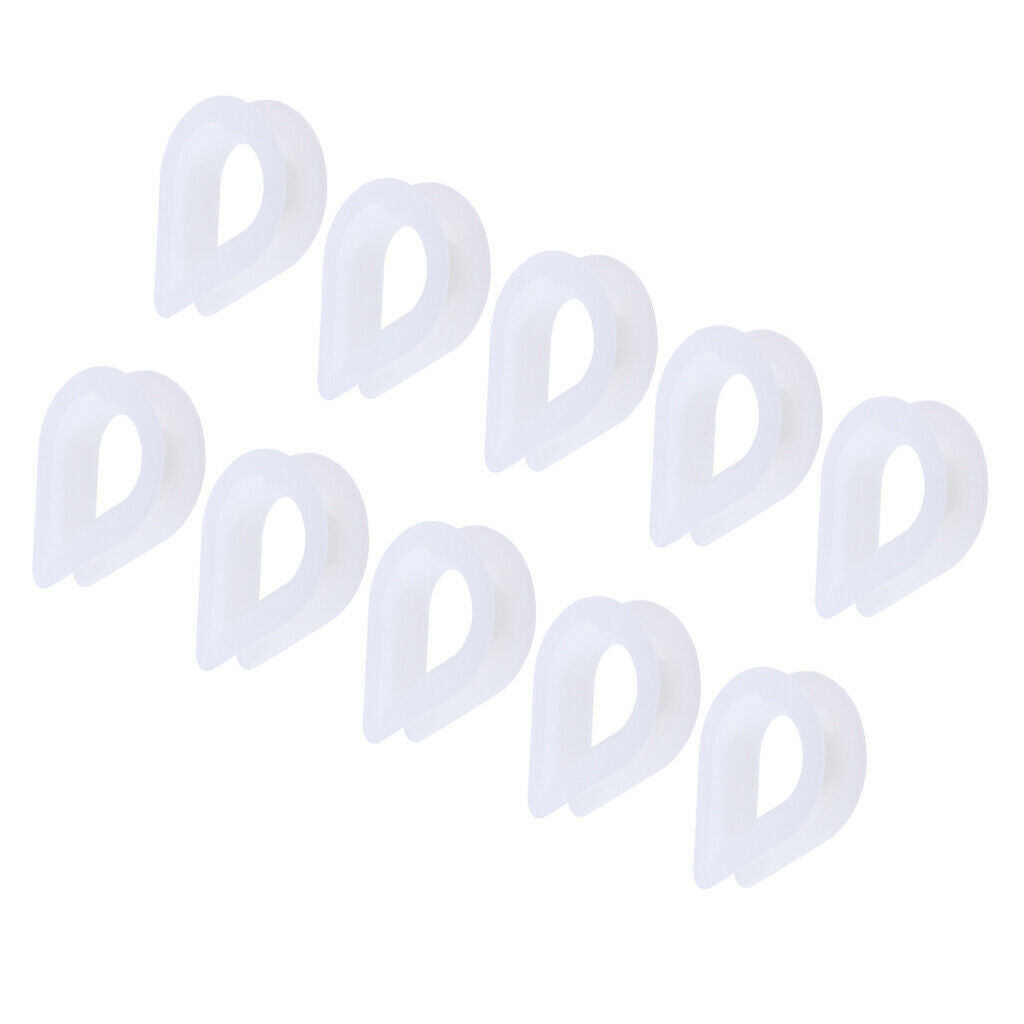 10pcs Heavy Duty Marine Grade Nylon Rope Thimble 5/8 inch for