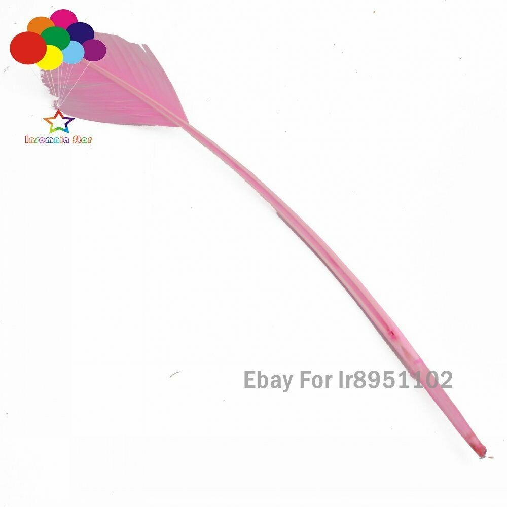 Flesh pink 100pcs 28-35cm turkey wing feathers 11-14inch Plume Carnival