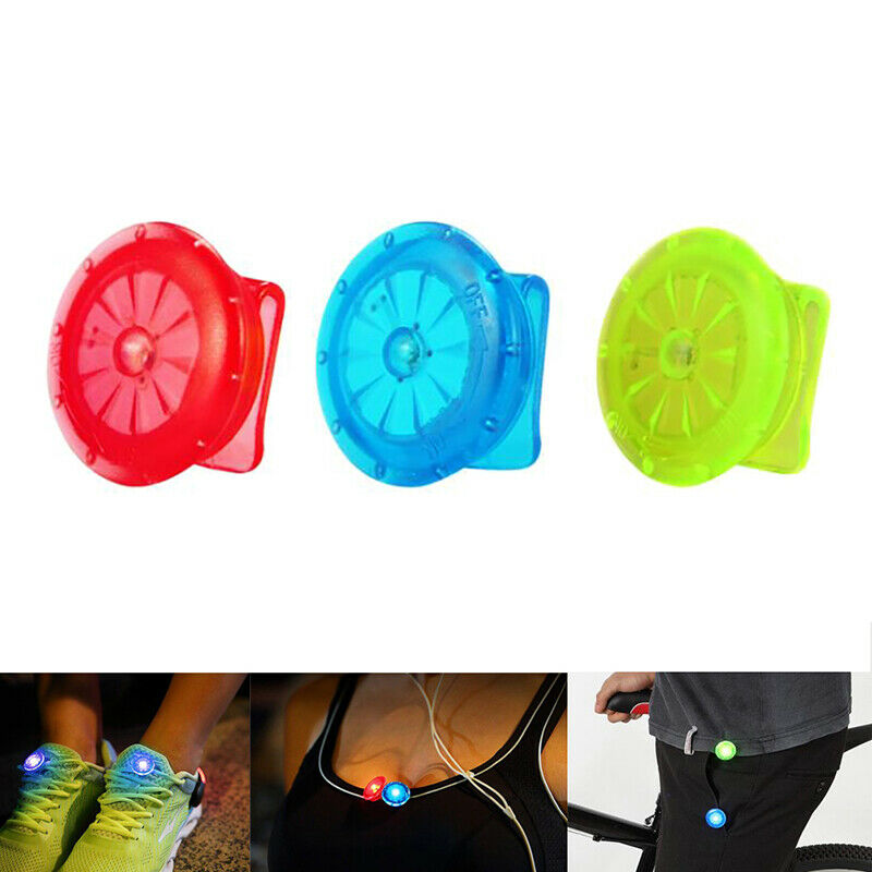 3Pcs LED Safety Light Clip On Runner Dog Bikes Running Night Warning Light ClCH