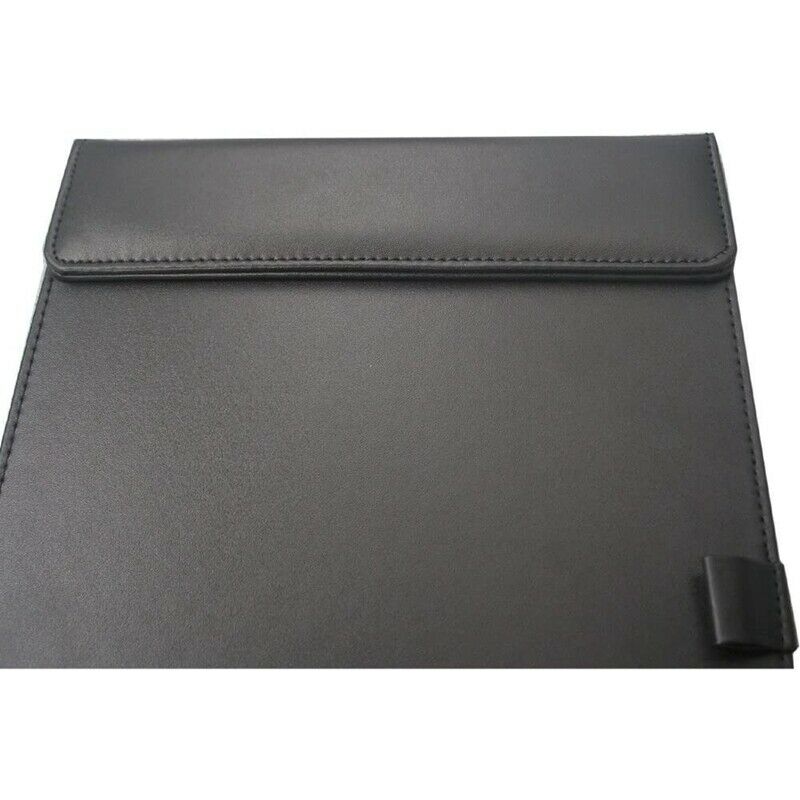 A4 PU Leather Storage Office Folder Clipboard, Letter Size Clip Hardboard, MP6I3