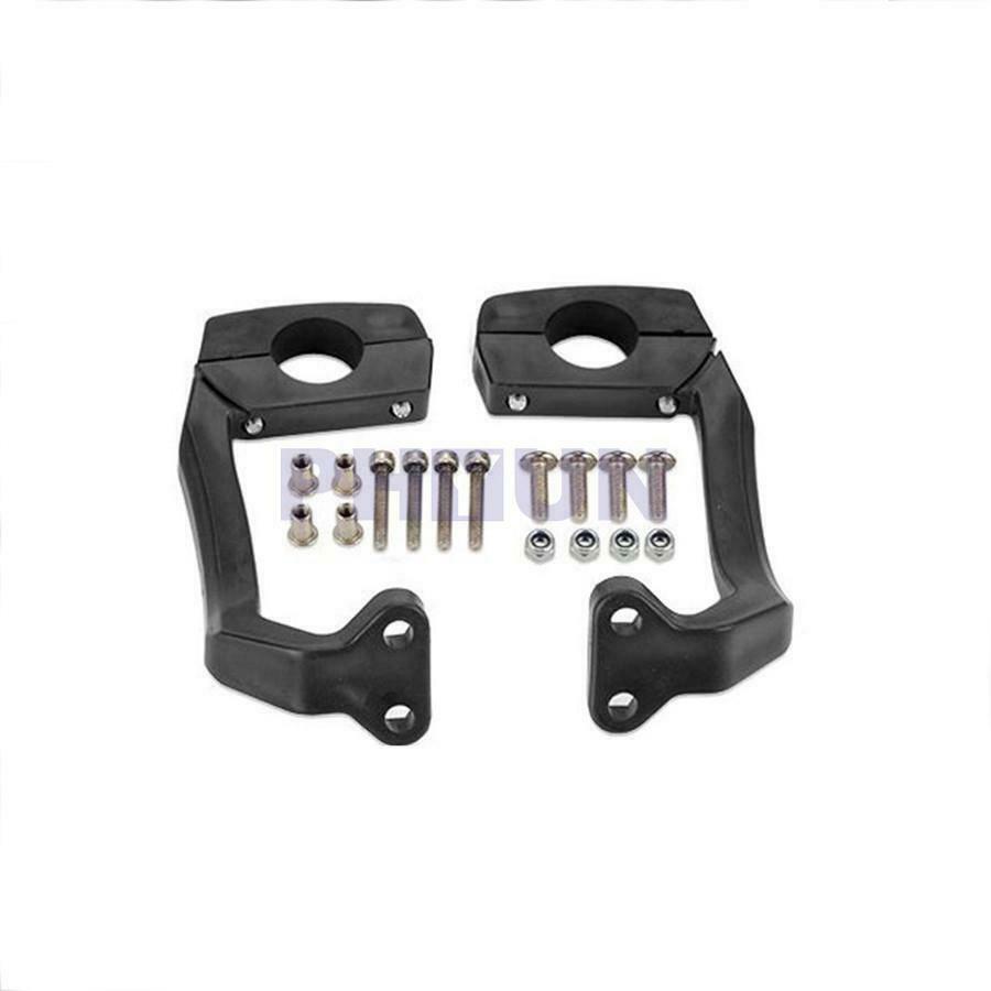 Pair Motorcycle 7/8" Handlebar Guards Handle Protector Shield Carbon Fiber Style
