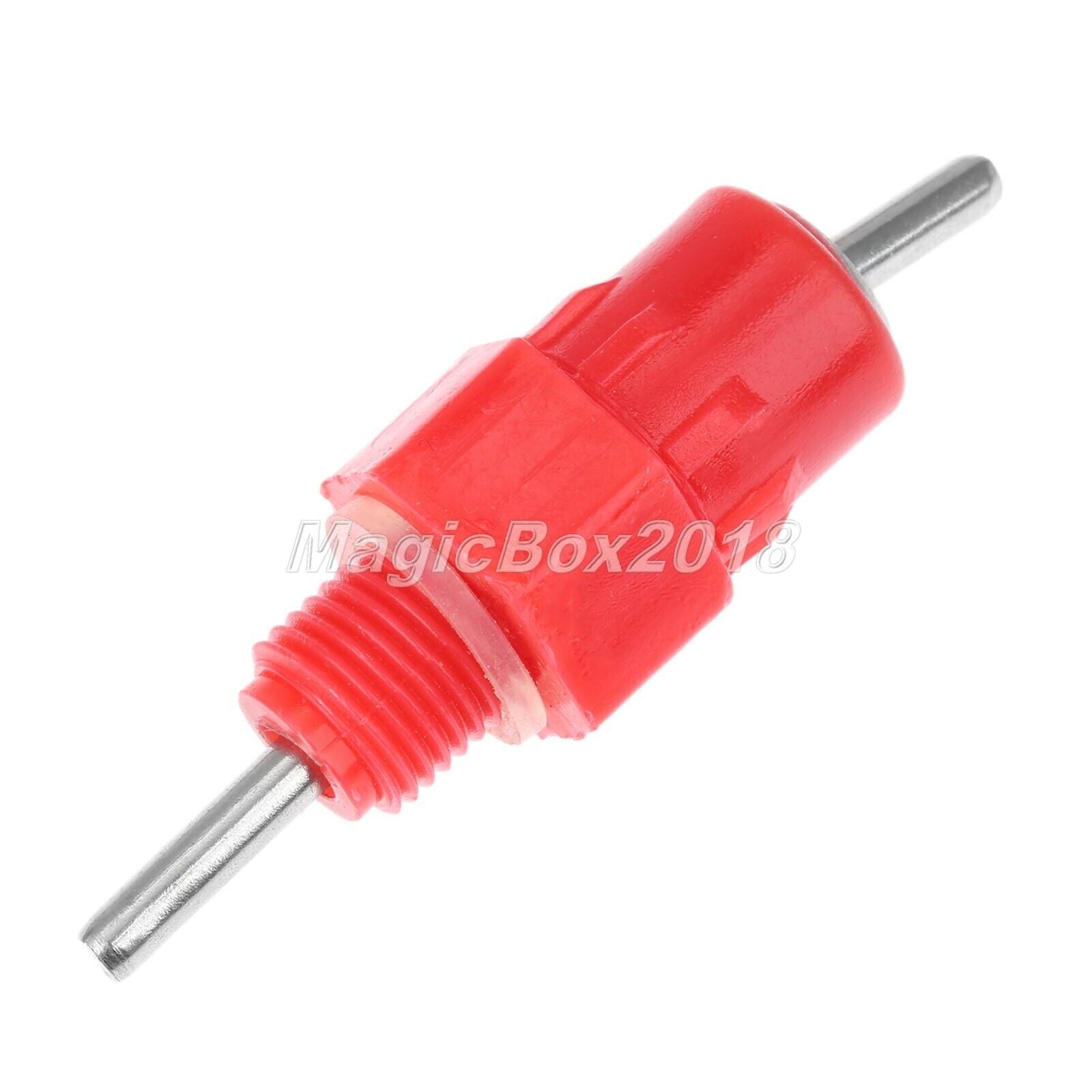 Automatic Red Poultry Drinker Dispenser Chicken Water Nipple Spring Type 10 PCS
