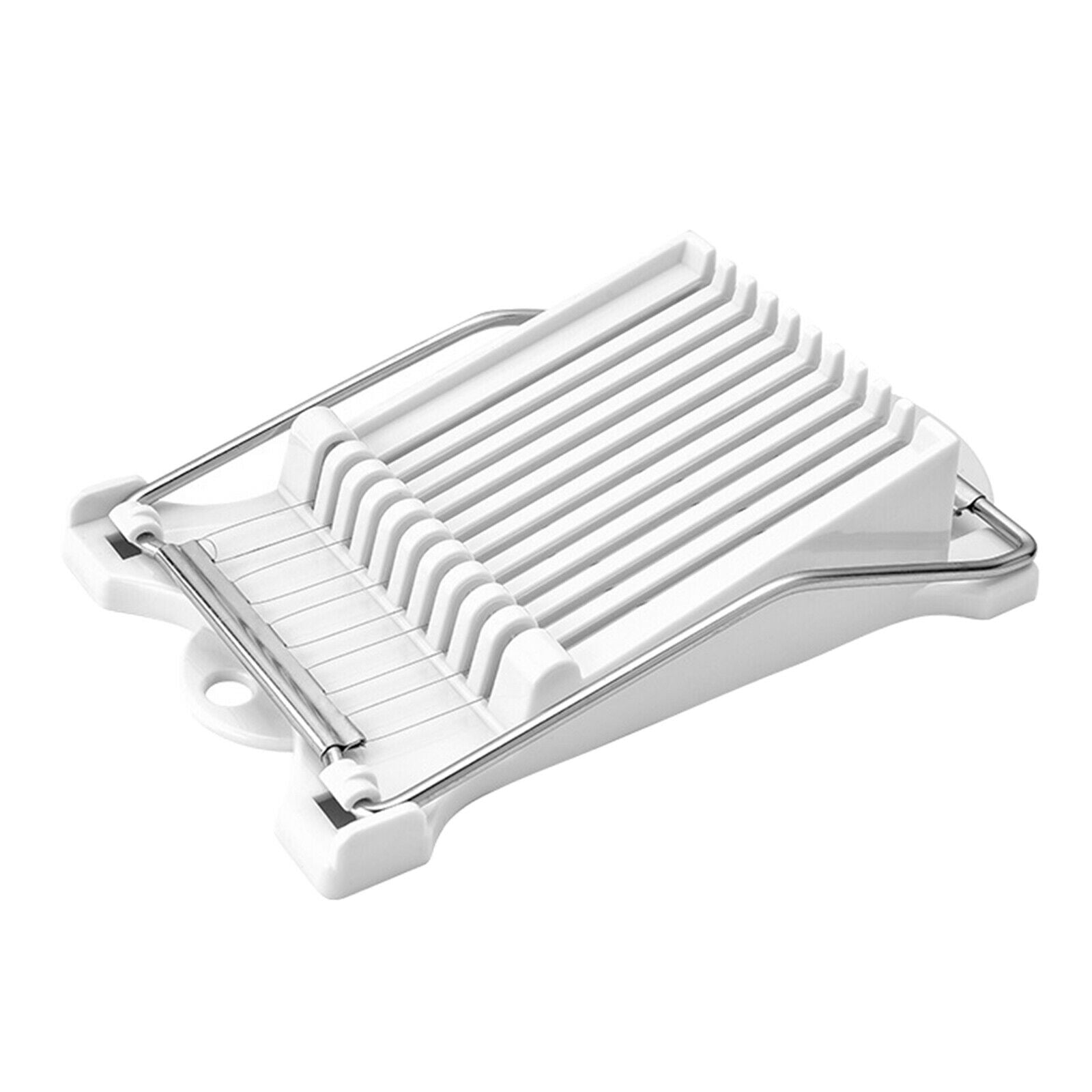 2X Egg Food Slicer Multi-Function Strawberry Cutter Kitchen Gadget White