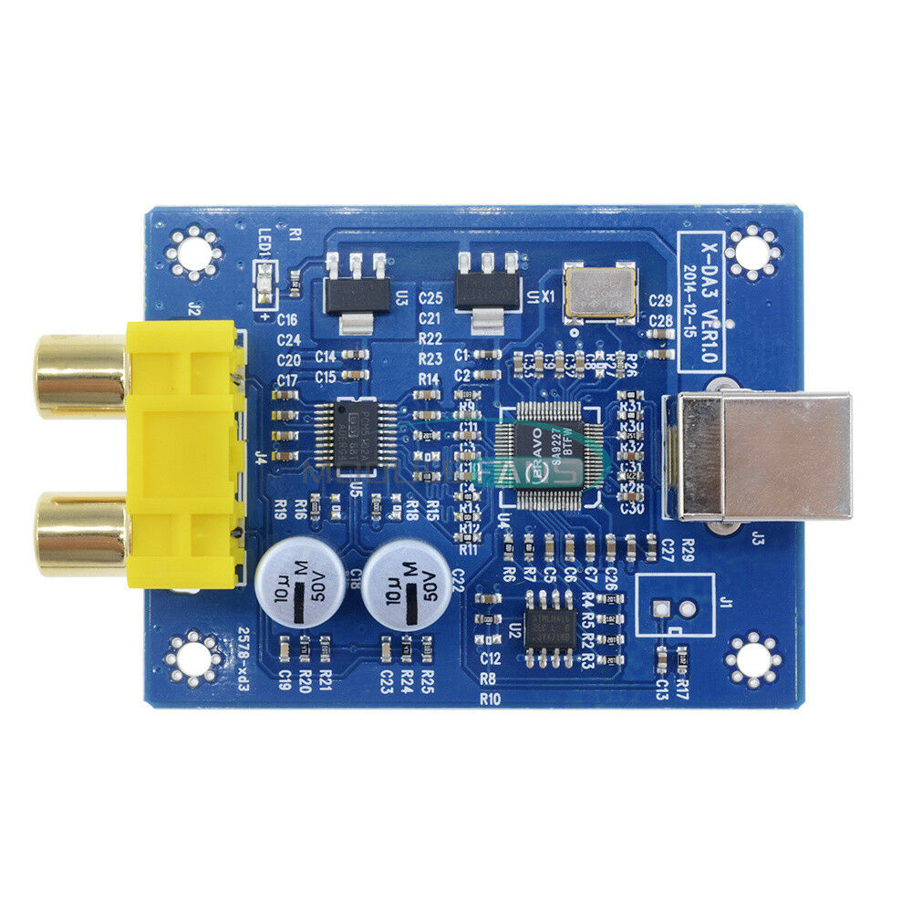 SA9227+PCM5102A 32BIT/384KHZ USB DAC/HIFI Asynchronous Decoder WIN7/WIN8 MF